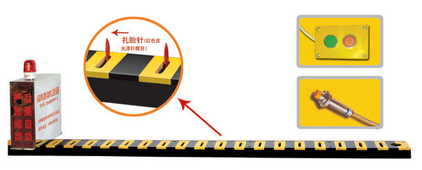 兴安县V3嵌入式闯岗自动扎胎器/阻车器